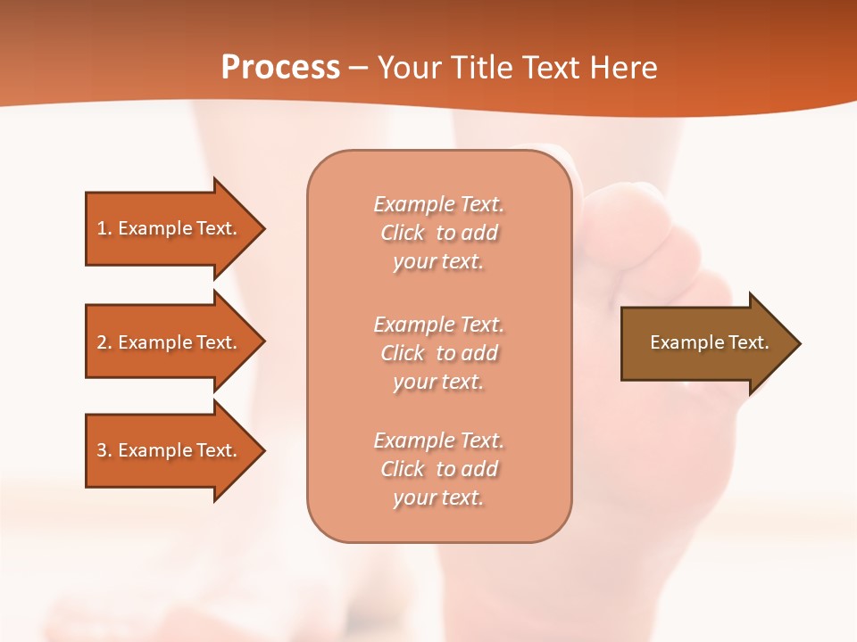 Foot Without Fungus PowerPoint Template