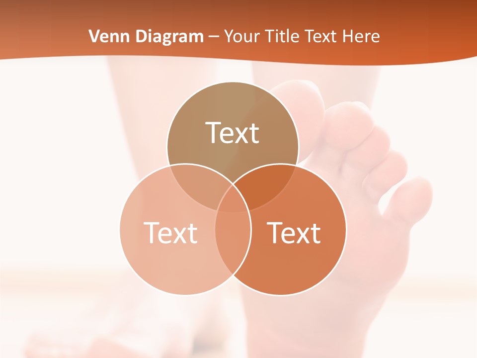 Foot Without Fungus PowerPoint Template