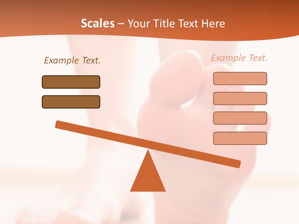 Foot Without Fungus PowerPoint Template