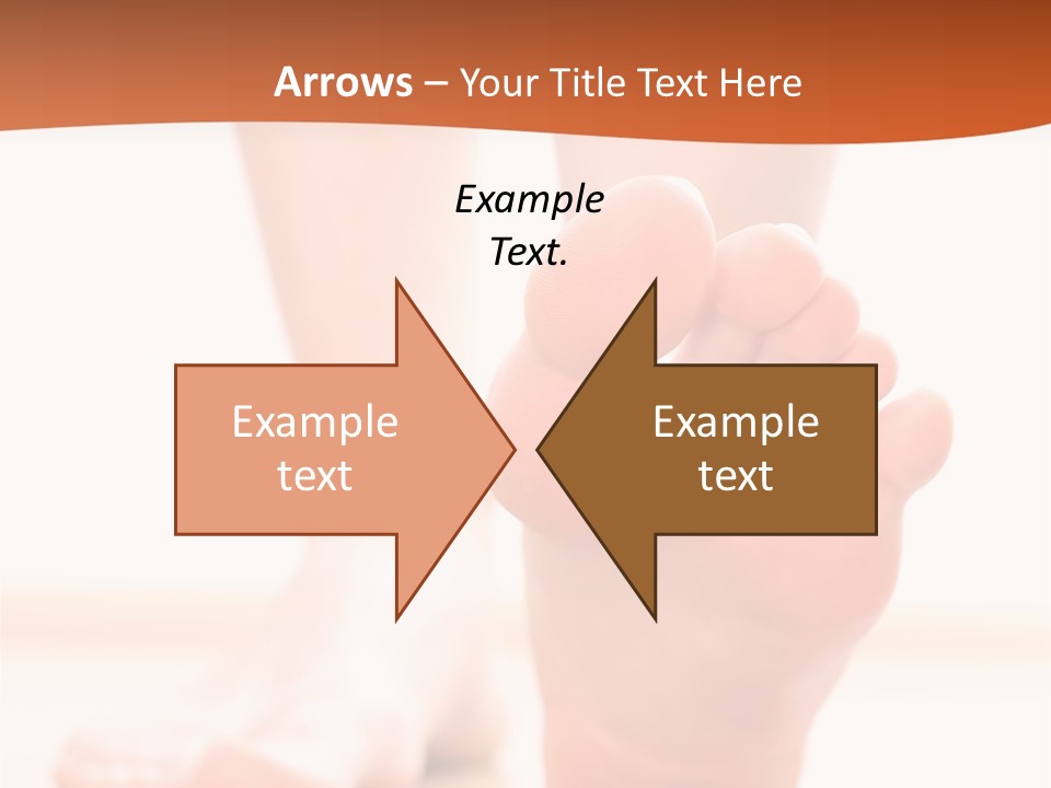 Foot Without Fungus PowerPoint Template