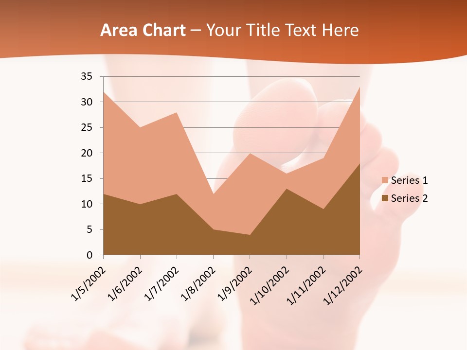 Foot Without Fungus PowerPoint Template