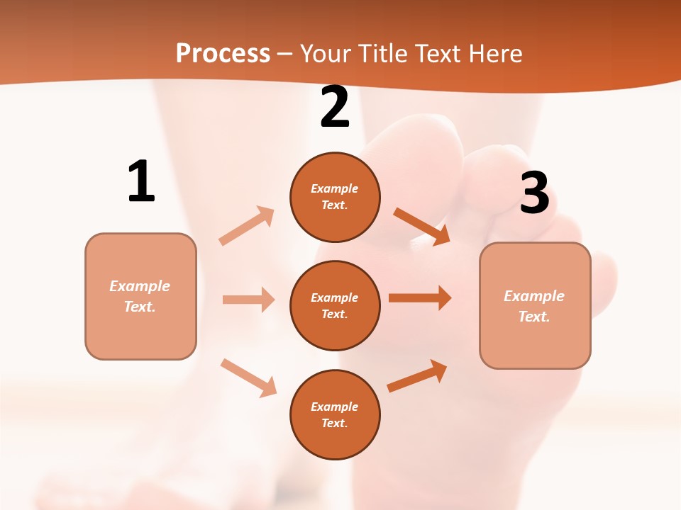 Foot Without Fungus PowerPoint Template