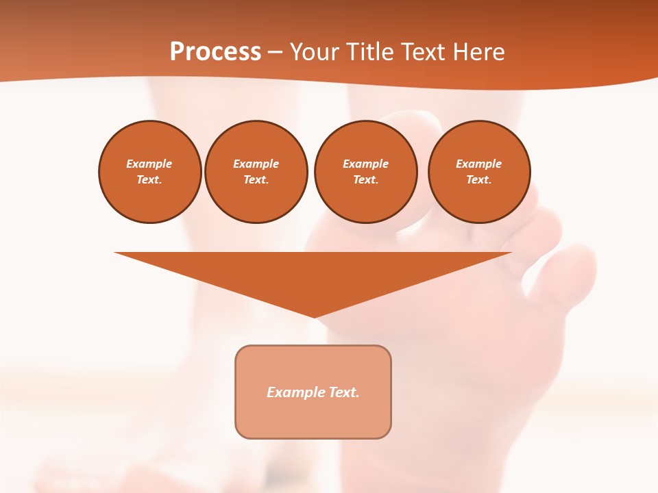 Foot Without Fungus PowerPoint Template