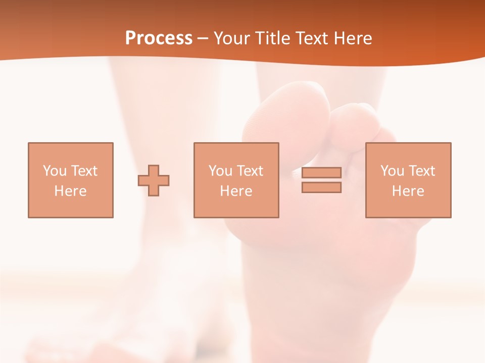 Foot Without Fungus PowerPoint Template