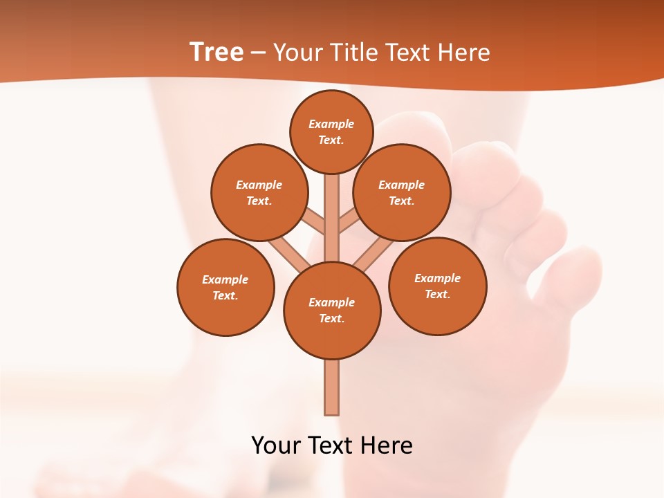 Foot Without Fungus PowerPoint Template