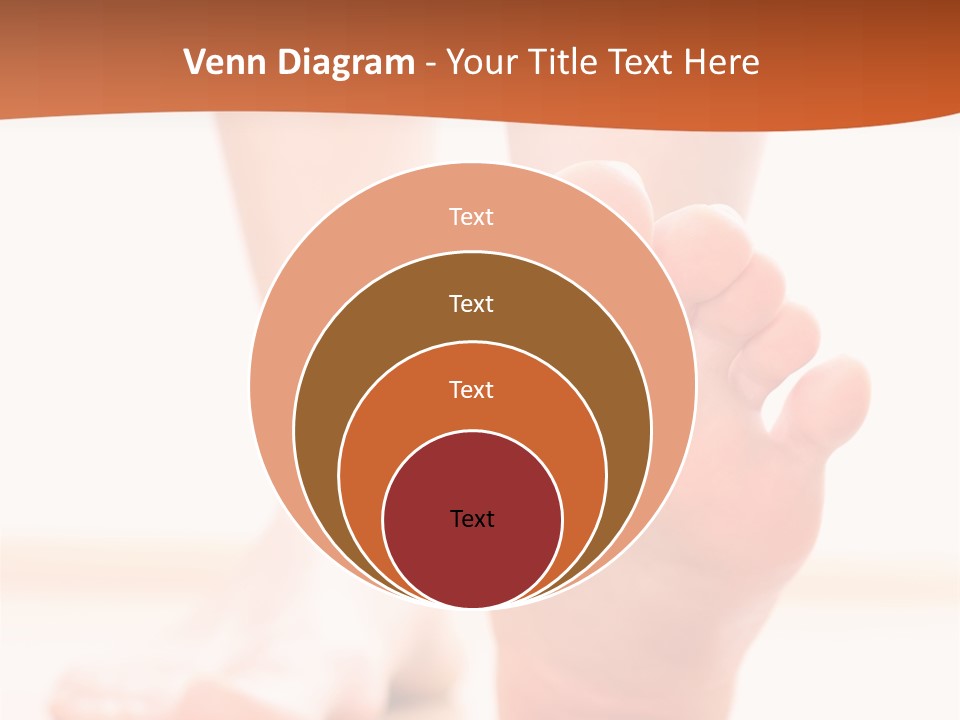 Foot Without Fungus PowerPoint Template