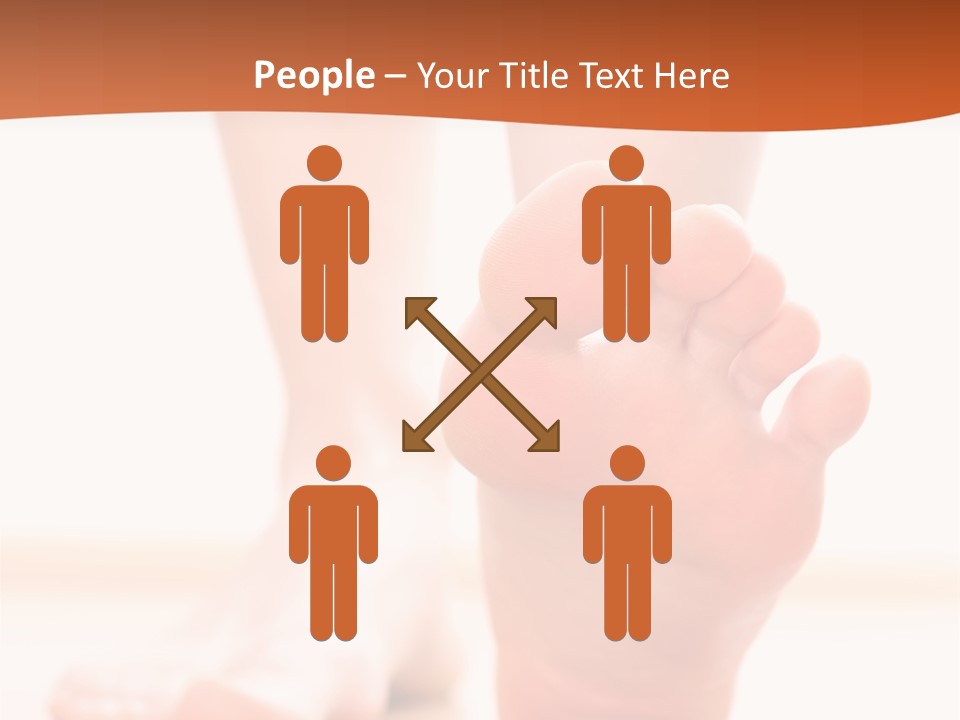 Foot Without Fungus PowerPoint Template