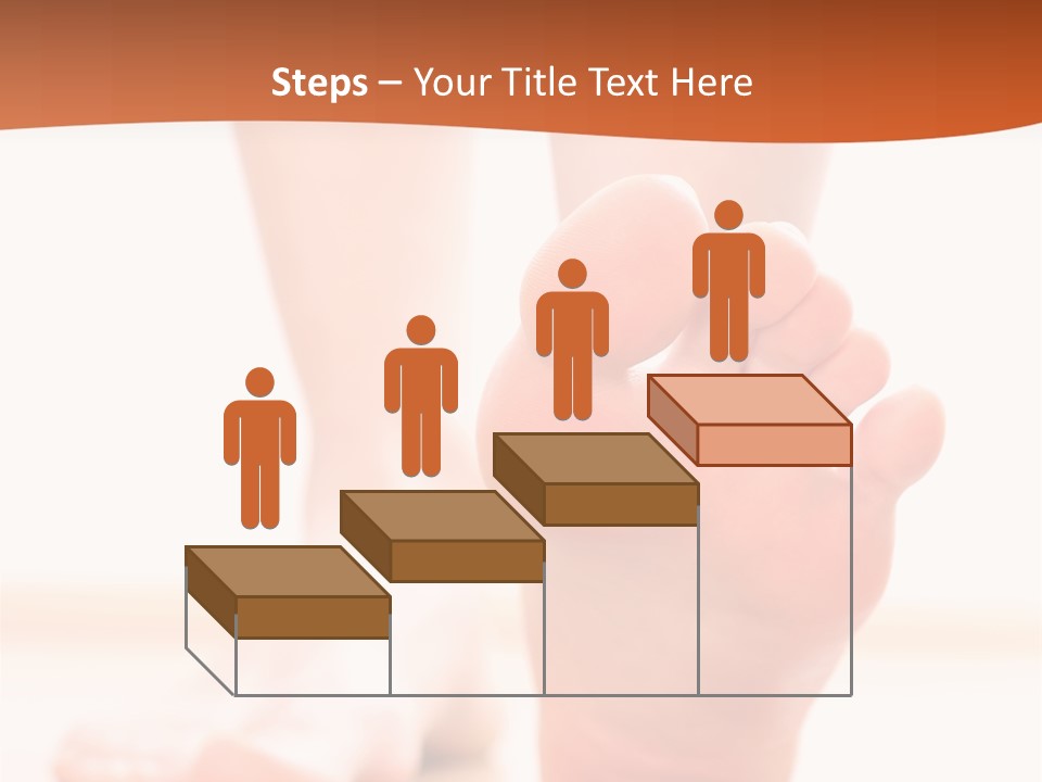 Foot Without Fungus PowerPoint Template