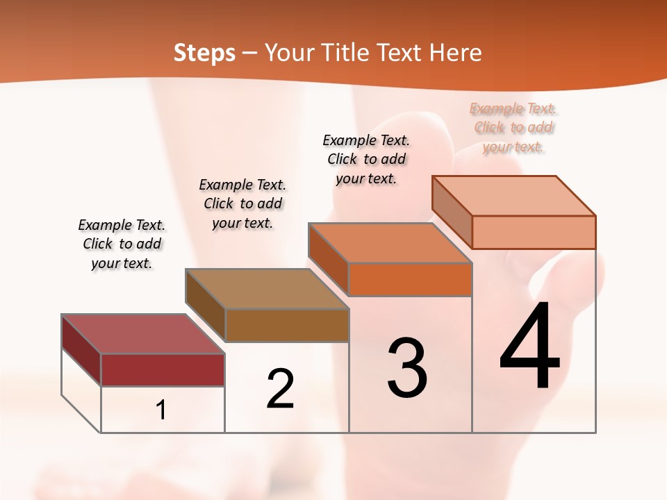Foot Without Fungus PowerPoint Template