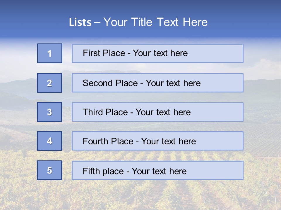 Flower Field PowerPoint Template