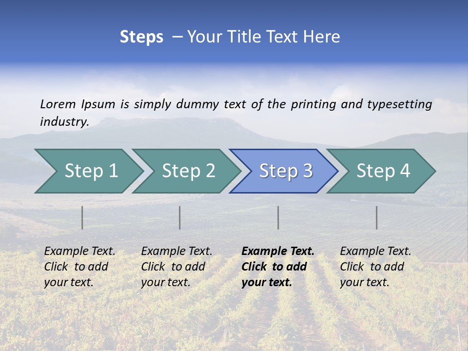 Flower Field PowerPoint Template