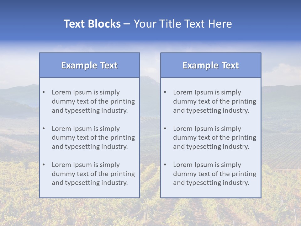 Flower Field PowerPoint Template
