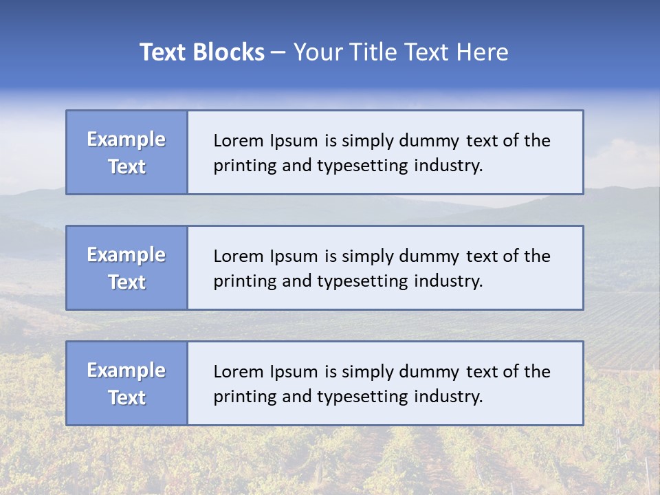 Flower Field PowerPoint Template
