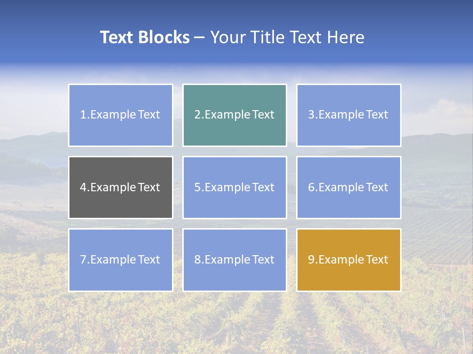 Flower Field PowerPoint Template