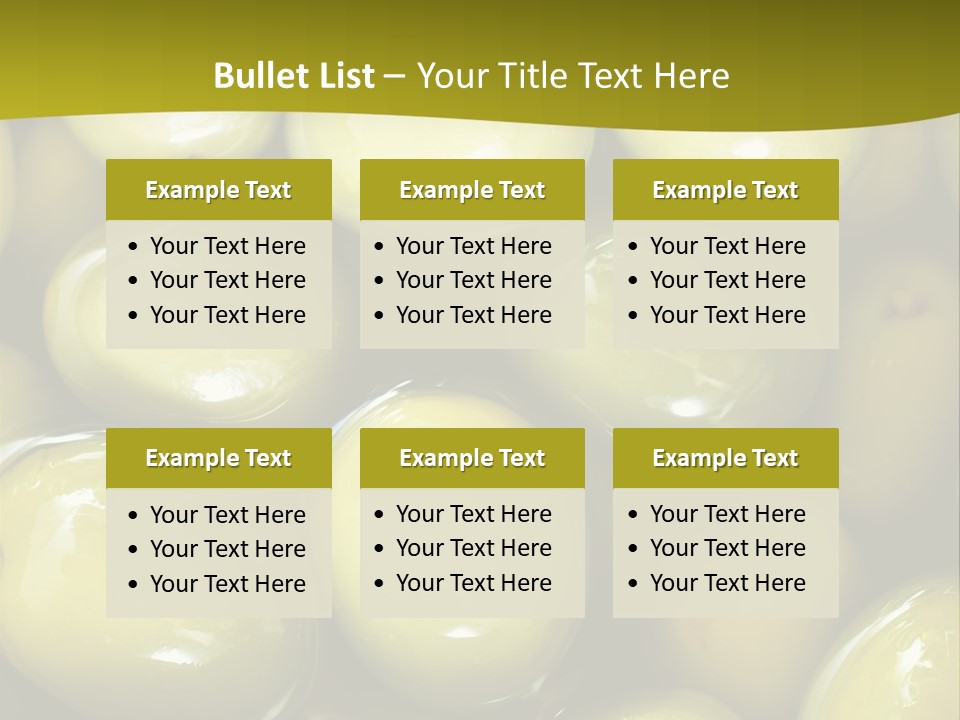 Olives PowerPoint Template