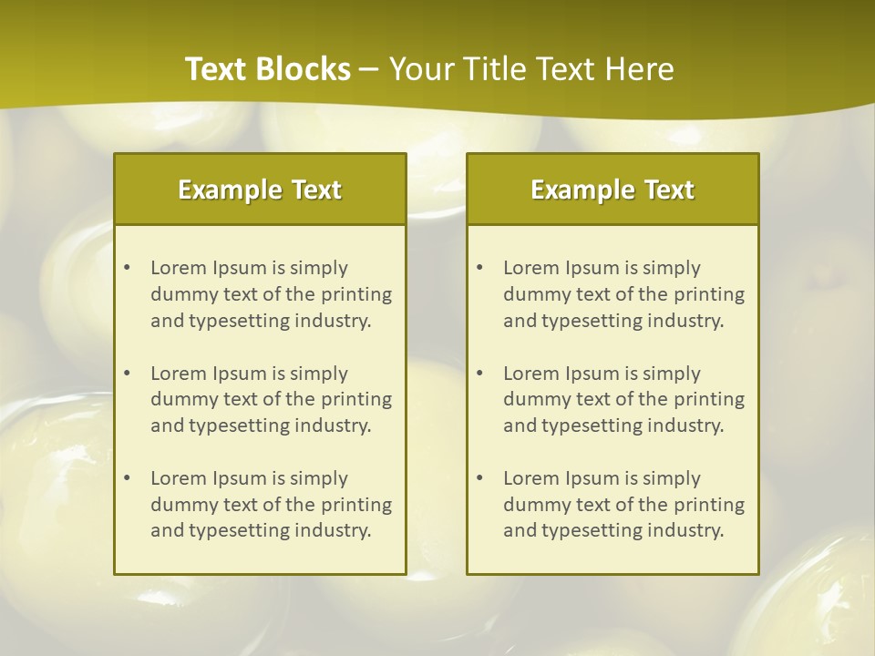 Olives PowerPoint Template