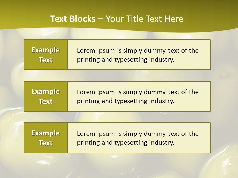 Olives PowerPoint Template