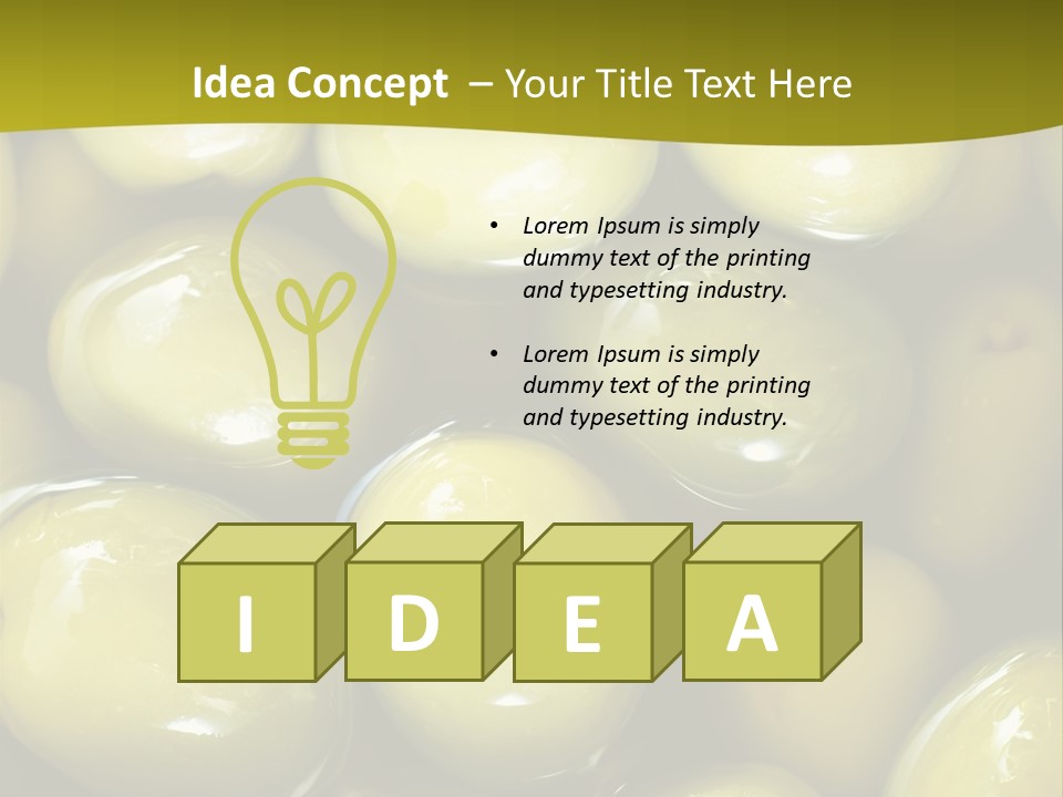 Olives PowerPoint Template