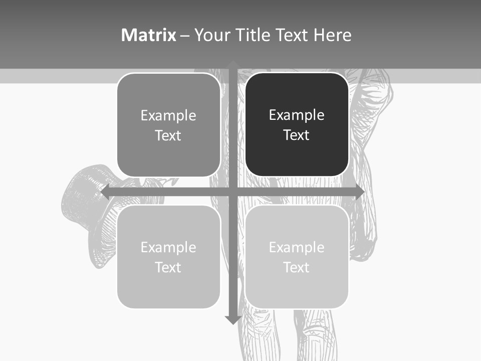 Man With Hat PowerPoint Template