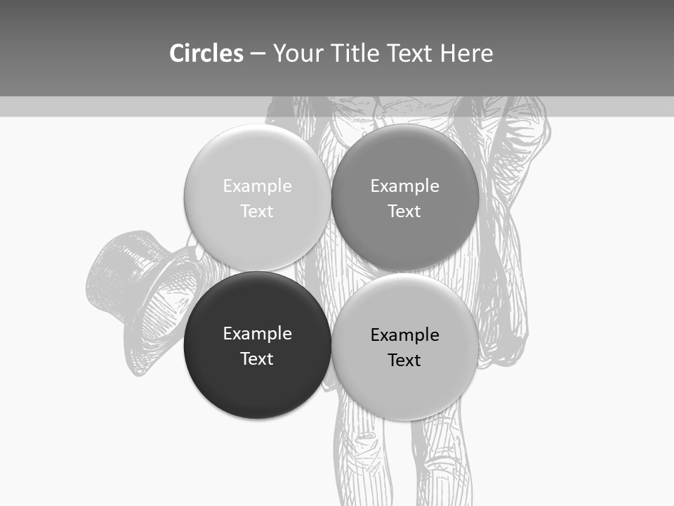 Man With Hat PowerPoint Template