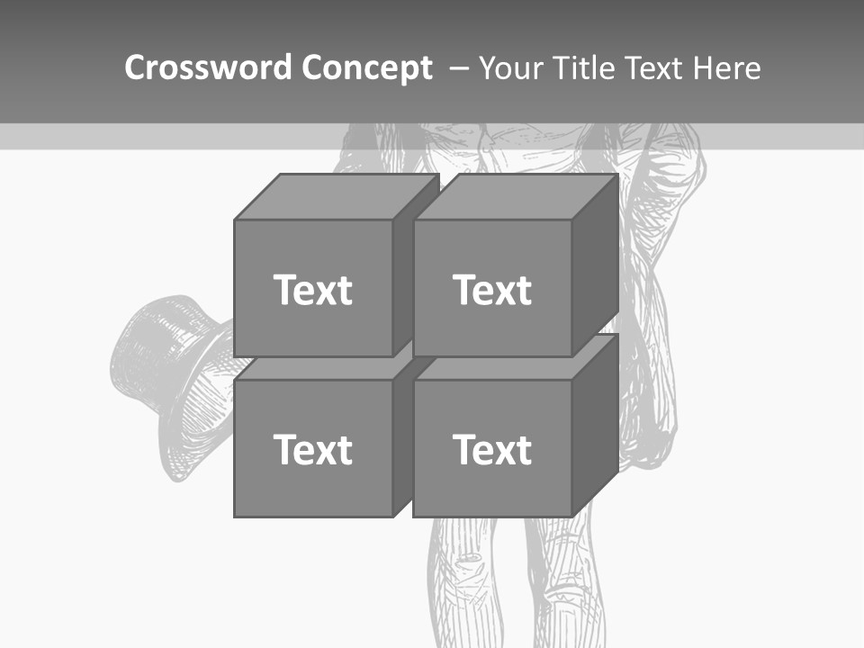 Man With Hat PowerPoint Template