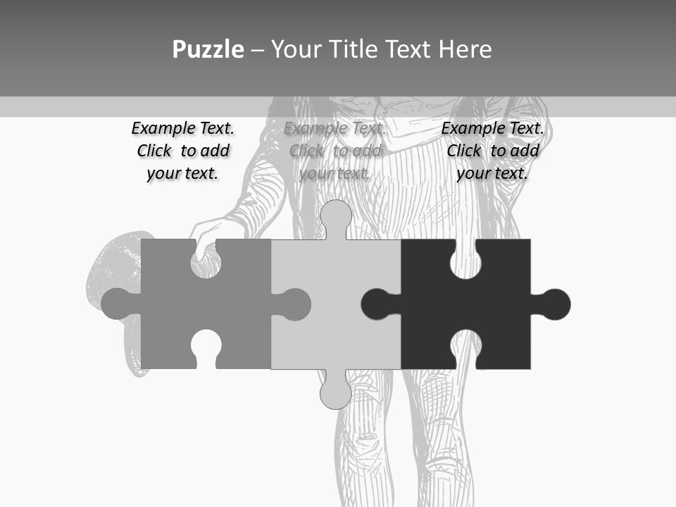 Man With Hat PowerPoint Template