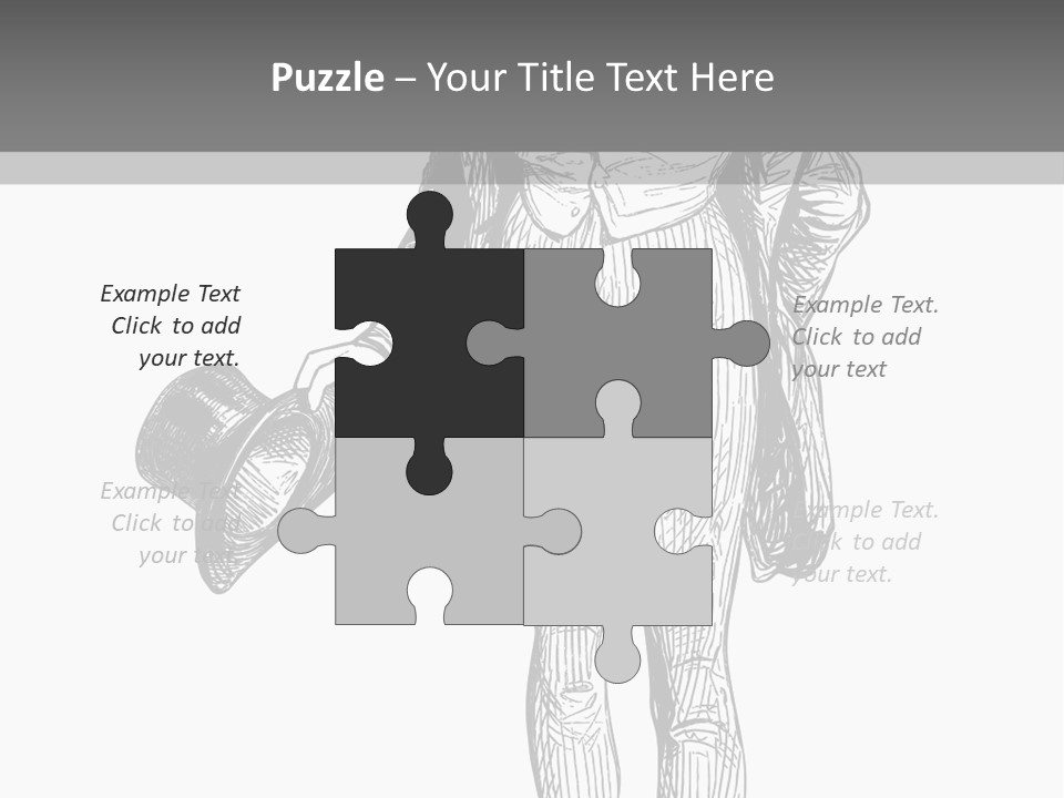 Man With Hat PowerPoint Template