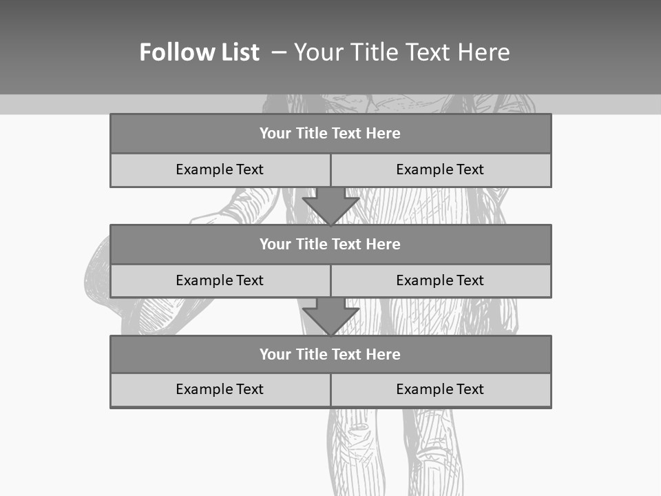 Man With Hat PowerPoint Template