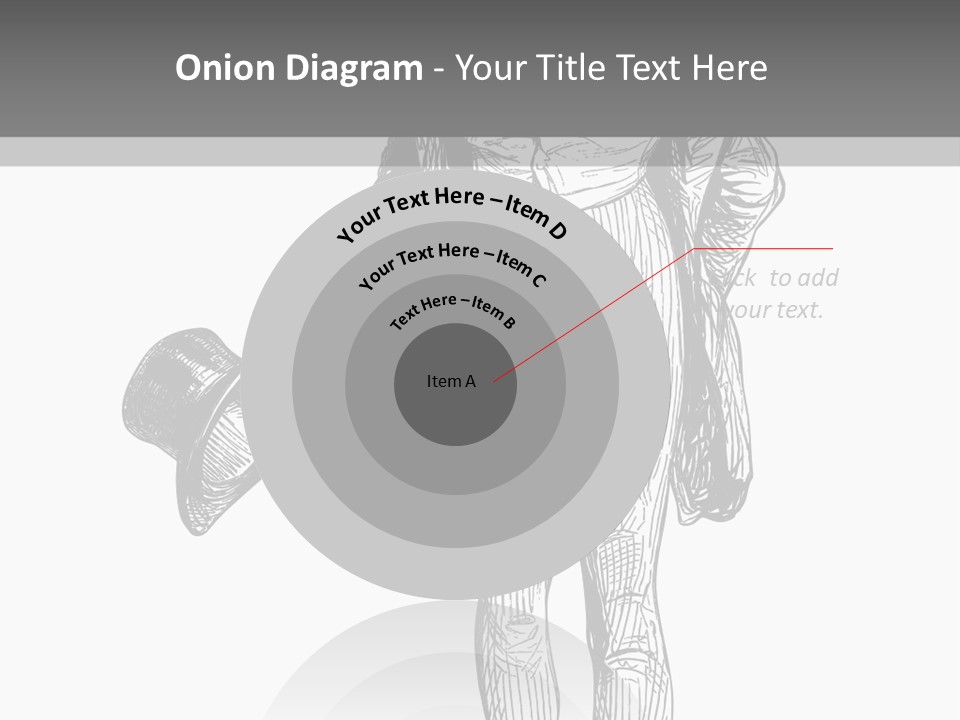 Man With Hat PowerPoint Template