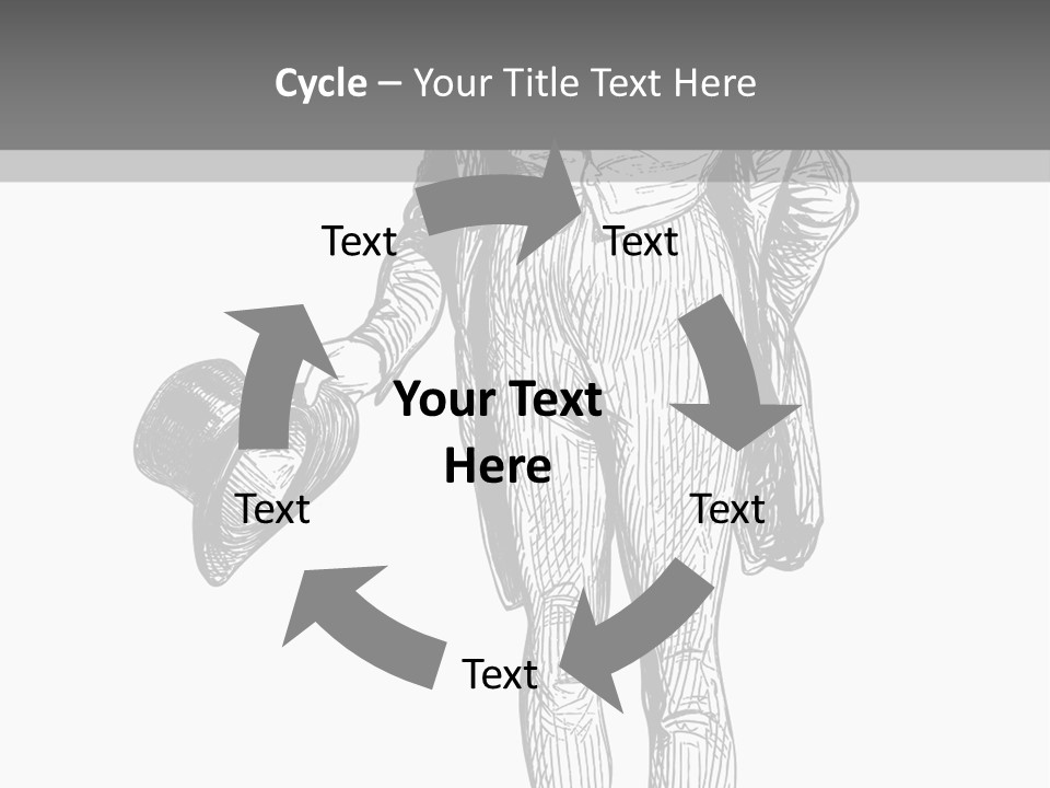 Man With Hat PowerPoint Template