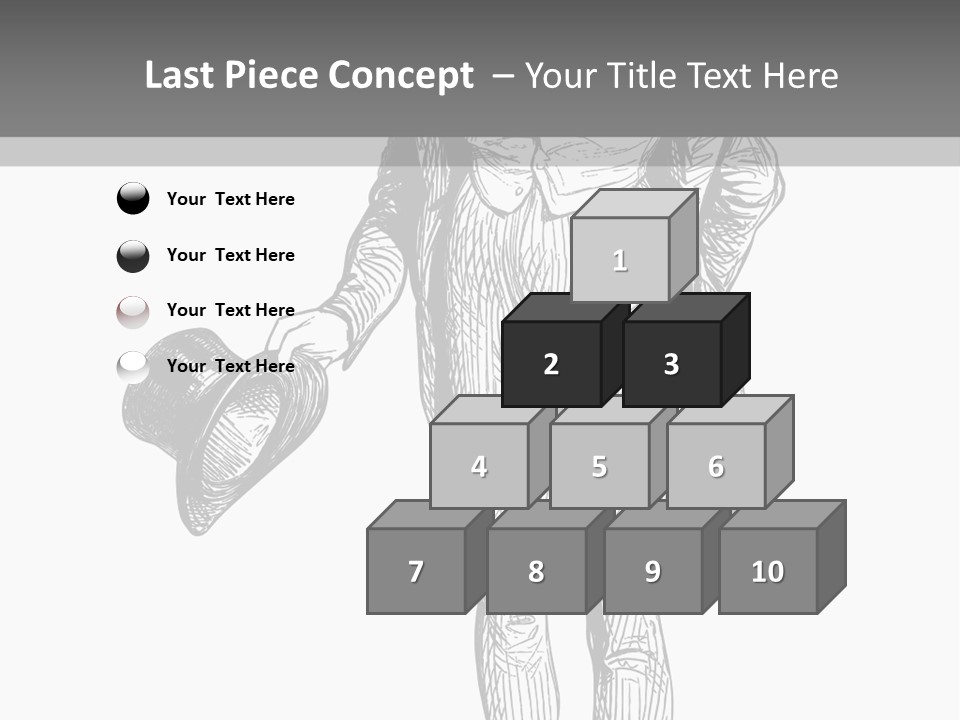 Man With Hat PowerPoint Template