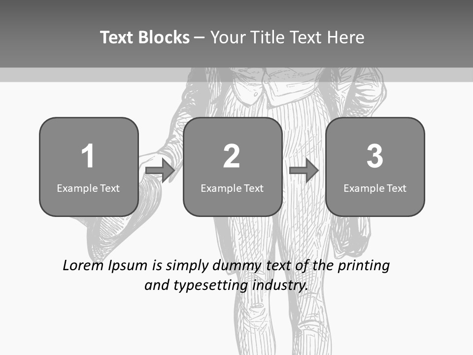 Man With Hat PowerPoint Template
