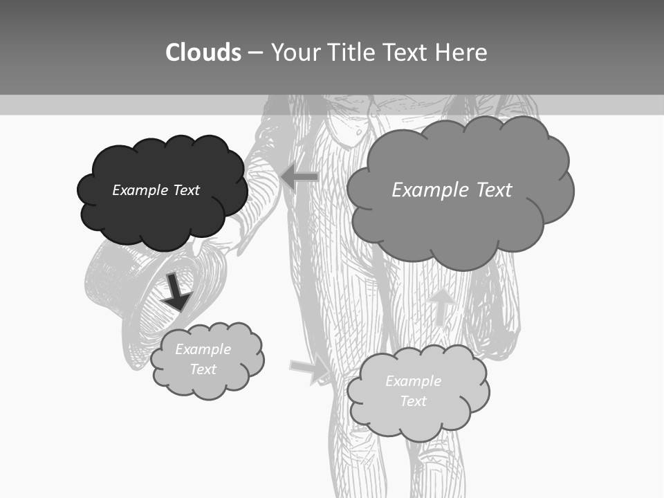Man With Hat PowerPoint Template