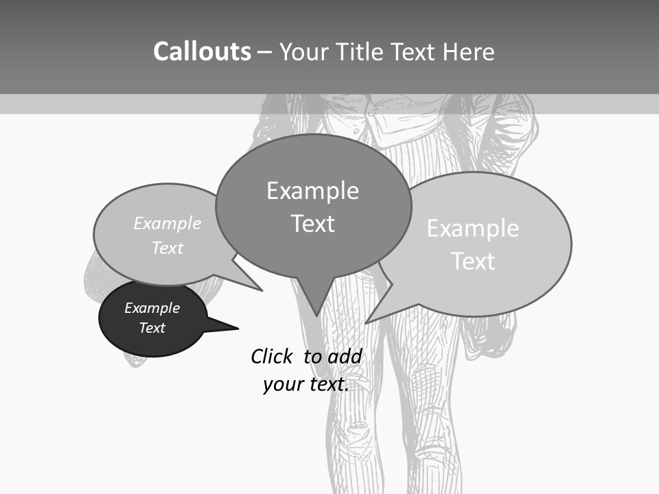 Man With Hat PowerPoint Template