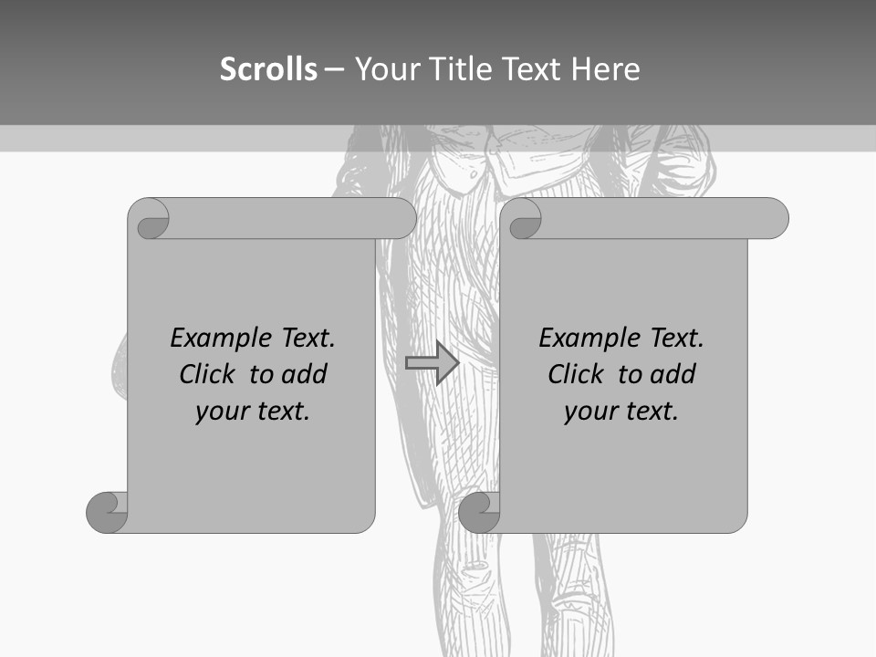 Man With Hat PowerPoint Template