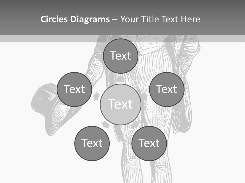 Man With Hat PowerPoint Template