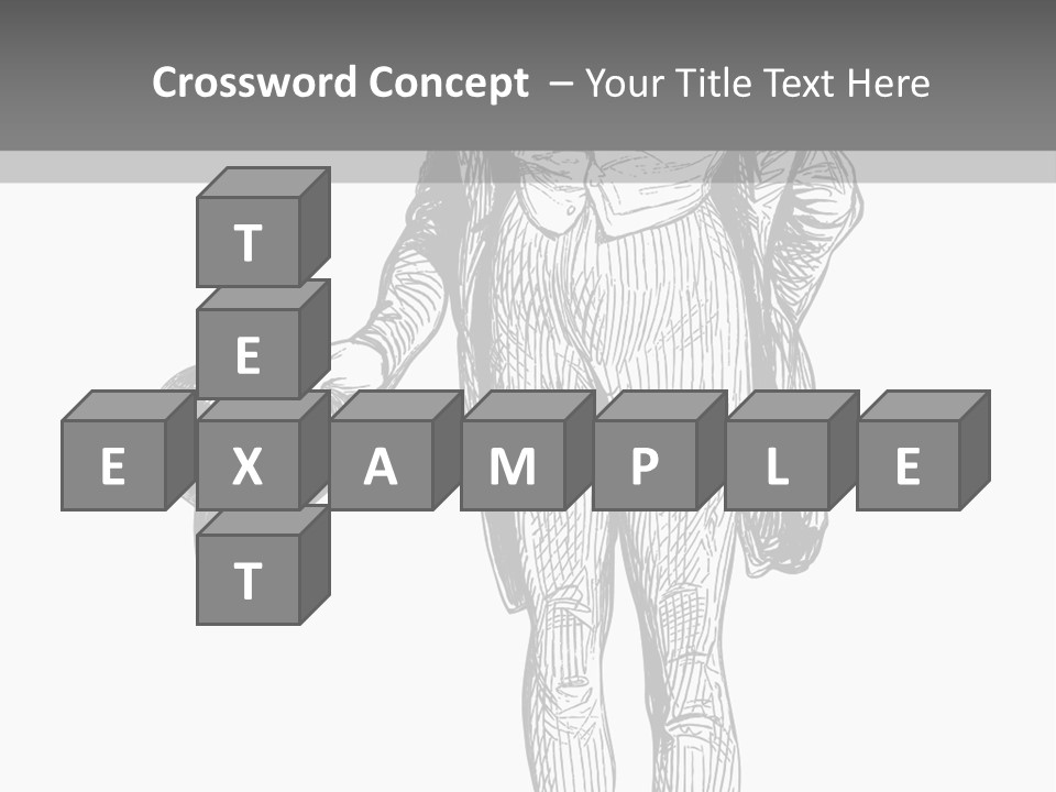 Man With Hat PowerPoint Template