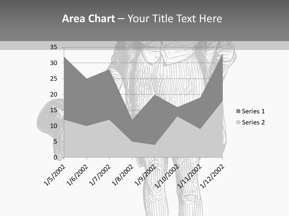 Man With Hat PowerPoint Template