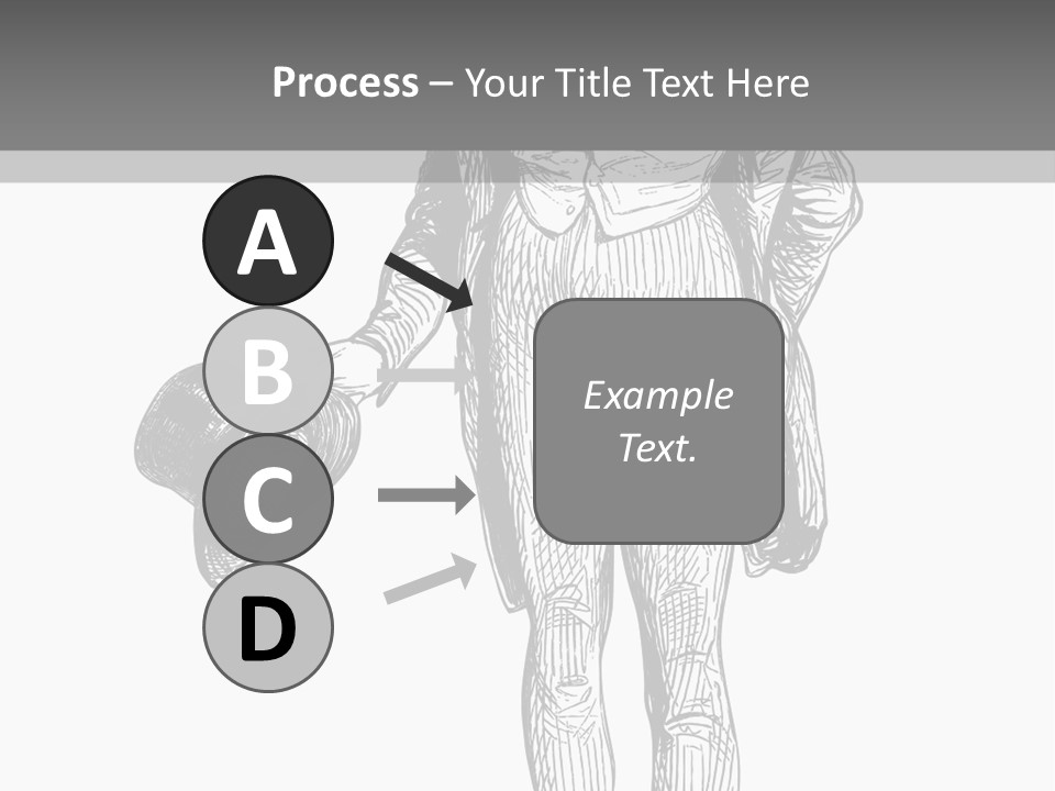 Man With Hat PowerPoint Template