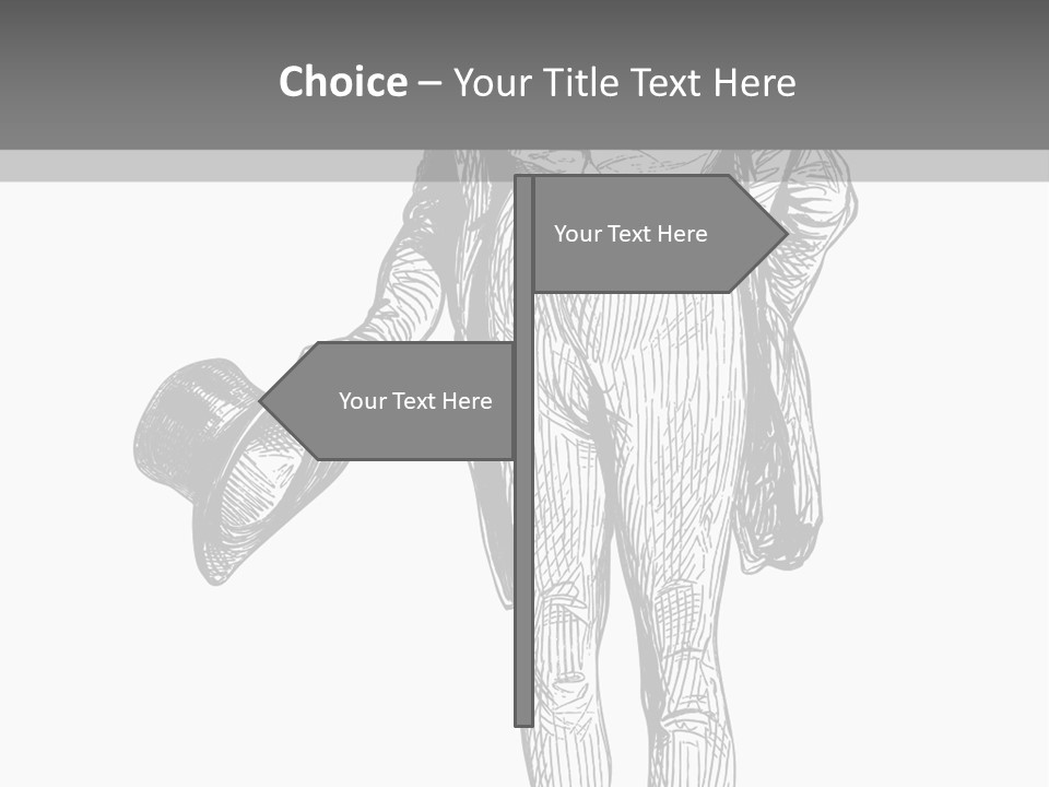 Man With Hat PowerPoint Template