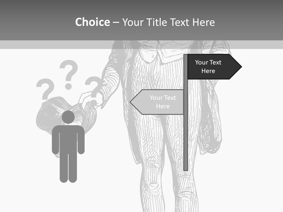 Man With Hat PowerPoint Template