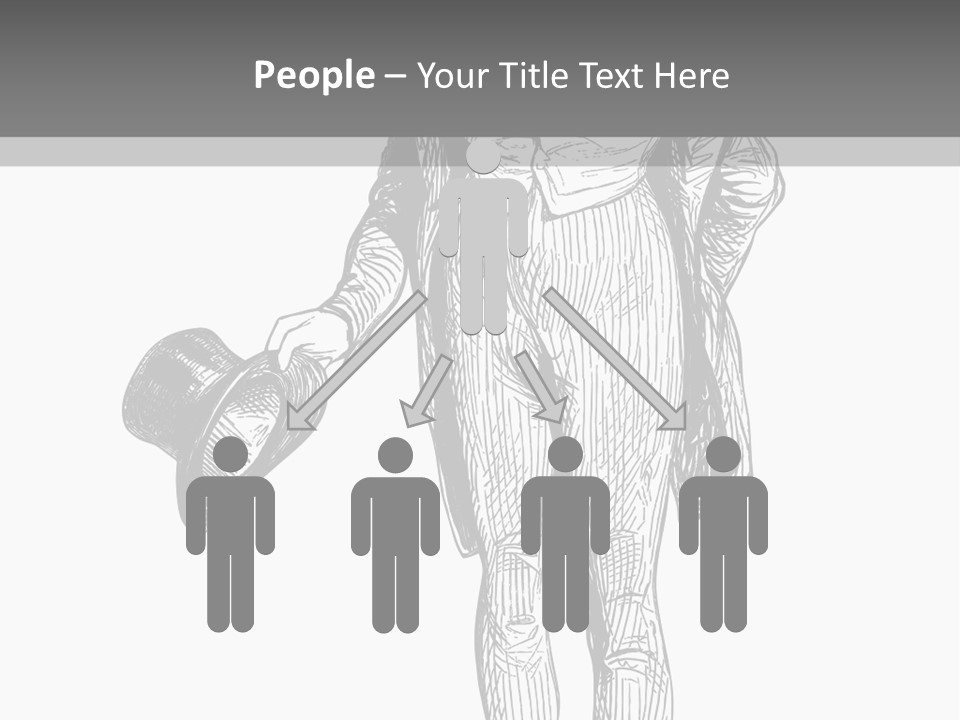 Man With Hat PowerPoint Template