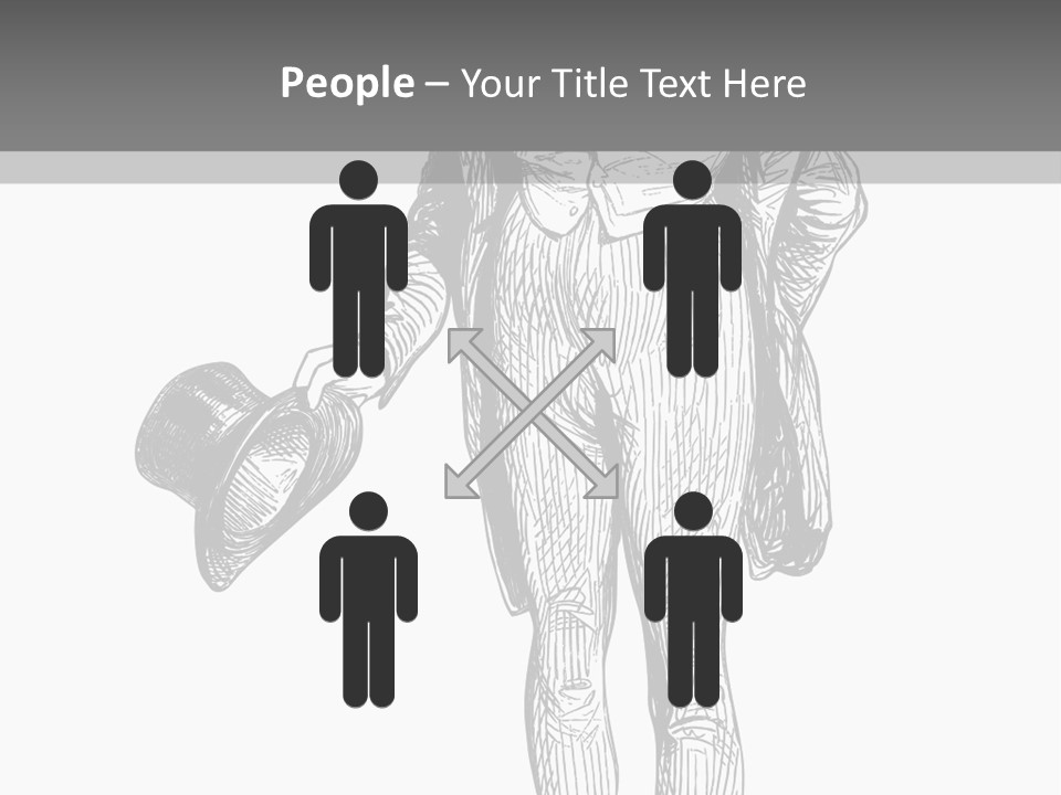 Man With Hat PowerPoint Template