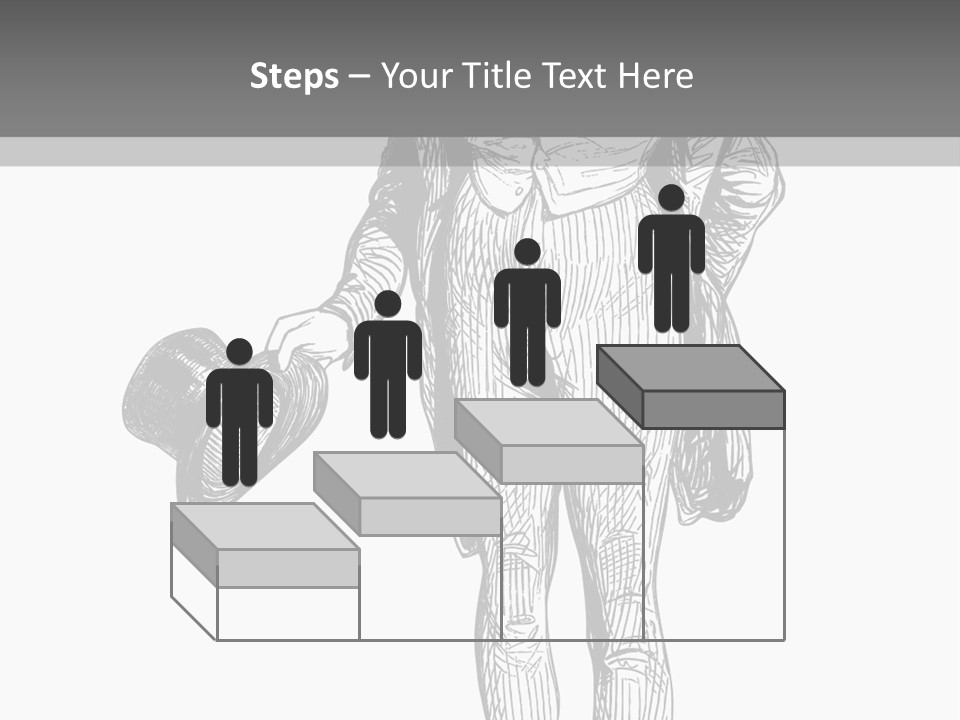 Man With Hat PowerPoint Template