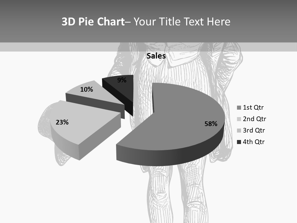 Man With Hat PowerPoint Template