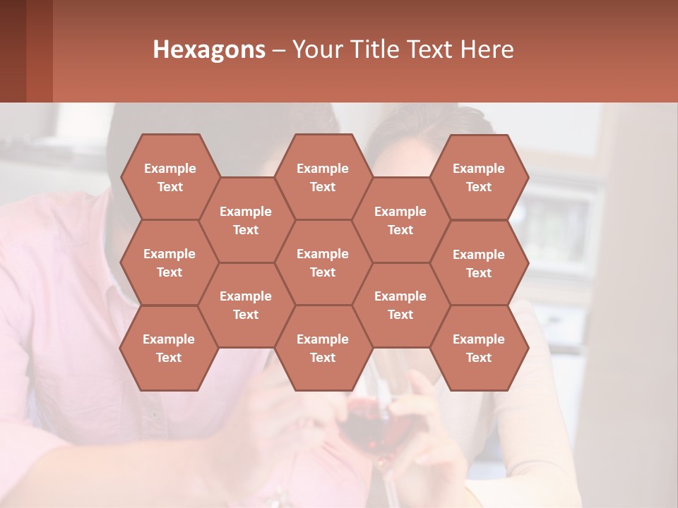 Man And Woman Celebrate PowerPoint Template