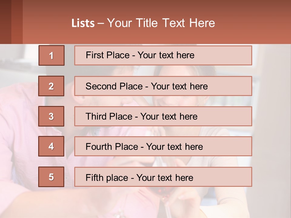 Man And Woman Celebrate PowerPoint Template