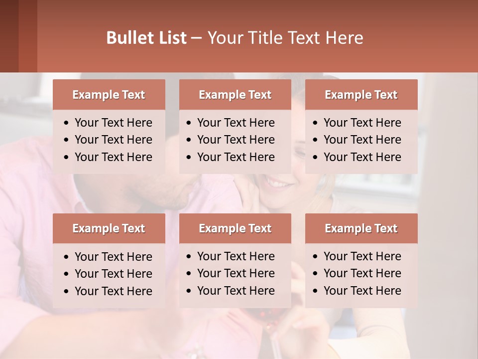 Man And Woman Celebrate PowerPoint Template