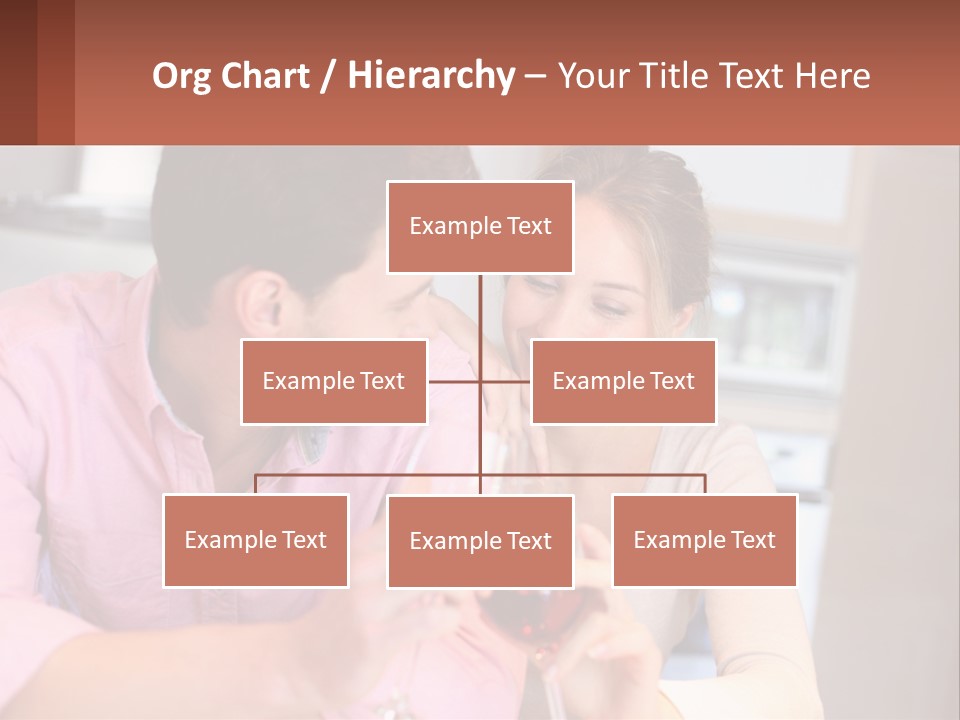 Man And Woman Celebrate PowerPoint Template