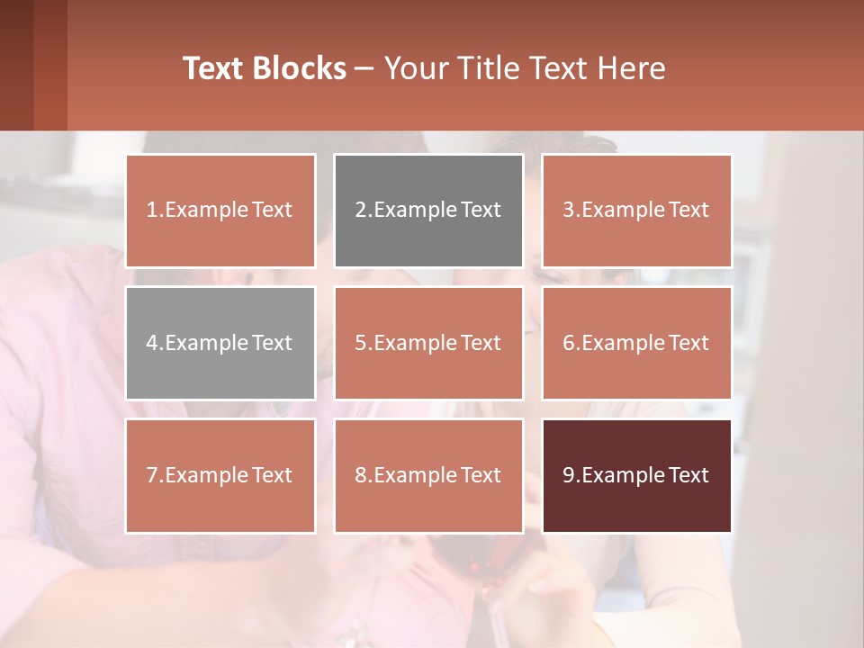 Man And Woman Celebrate PowerPoint Template